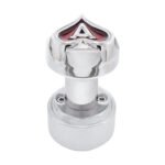 Ace of Spades Thread-On Shift Knob & Adapter For Eaton Fuller Style 9/10 Shifter - Chrome - Image 3