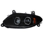 Black 17 LED Headlight For 2018-2024 International LT - Driver - Image 2