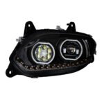 Black 17 LED Headlight For 2018-2024 International LT - Driver - Image 4