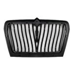 Black Curved Style Grille With Bug Screen For 2018-2024 International LT - Image 3