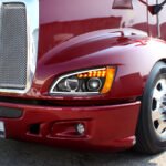 Black Full LED Projection Headlight With Turn Signal & Position Light Bar For 2008-2017 Kenworth T660 - Driver - Image 3