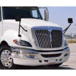 Black Hood Mirror Assembly For 2006-2017 International Prostar - Passenger - Image 3