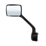 Black Hood Mirror For 2013-2021 Kenworth T680 & 2012-2021 Peterbilt 579-Driver - Image 3
