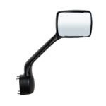 Black Hood Mirror For 2013-2021 Kenworth T680 & 2012-2021 Peterbilt 579-Passenger - Image 3