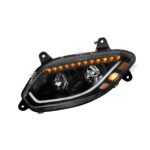 Black LED 86 Headlight For 2018-2024 International LT Truck - Driver - Image 2