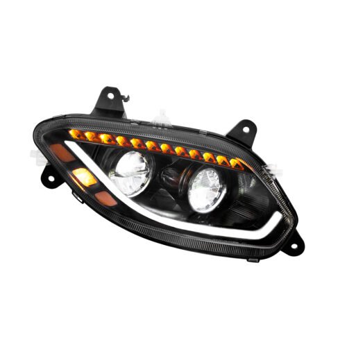 Black LED 86 Headlight For 2018-2024 International LT Truck - Passenger
