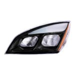 Black LED Headlight For 2018-2024 Freightliner Cascadia - Driver - Image 6