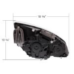 Black LED Headlight For 2018-2024 Freightliner Cascadia - Driver - Image 10