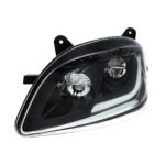 Black LED Headlight W/Sequential LED Turn Signal For Peterbilt 579 (2012-21) & 587 (2010-16) - Driver - Image 4