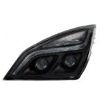 Black LED Projection Headlight With LED Position Light For 2018-2024 Freightliner Cascadia - Driver - Image 6