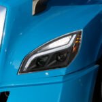 Black LED Projection Headlight With LED Position Light For 2018-2024 Freightliner Cascadia - Driver - Image 8