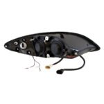 Black Projection Headlight With LED Light Bar For 2006-2017 International Prostar - Driver - Image 5