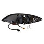 Black Projection Headlight With LED Light Bar For 2006-2017 International Prostar - Passenger - Image 5