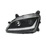 Black Projection Headlight With LED Position & Sequential Signal For 2012-2021 Peterbilt 579- Driver - Image 2