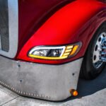 Black Projection Headlight With LED Sequential Turn & DRL For 2005-2015 Peterbilt 386 - Driver - Image 9