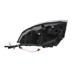 Black Quad-LED Headlight With LED DRL & Seq. Signal For 2018-2024 Freightliner Cascadia - Passenger - Image 5