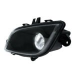Black Single LED Fog Light For 2018-2024 Freightliner Cascadia - Driver - Competition Series - Image 3