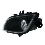 Black Single LED Fog Light For 2018-2024 Freightliner Cascadia - Driver - Competition Series - Image 4