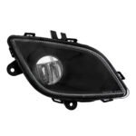 Black Single LED Fog Light For 2018-2024 Freightliner Cascadia - Passenger - Competition Series - Image 2