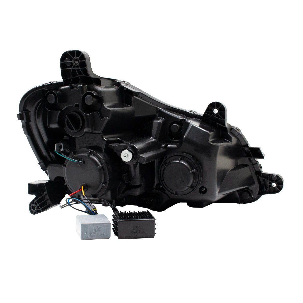 Blackout-8-LED-Projection-Headlight-For-2013-2021-Kenworth-T680-Driver-4 Blackout 8 LED Projection Headlight For 2013-2021 Kenworth T680-Driver - Image 5
