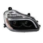 Blackout 8 LED Projection Headlight For 2013-2021 Kenworth T680-Passenger - Image 2