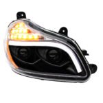 Blackout 8 LED Projection Headlight For 2013-2021 Kenworth T680-Passenger - Image 3