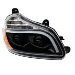 Blackout 8 LED Projection Headlight For 2013-2021 Kenworth T680-Passenger - Image 4