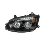 Blackout Full LED Headlight For 2008-2017 Kenworth T660-Driver - Image 2
