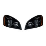 "Blackout" LED Headlight Set For 2008-2017 Freightliner Cascadia (Pair) - Image 2