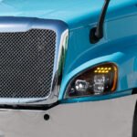 "Blackout" LED Headlight Set For 2008-2017 Freightliner Cascadia (Pair) - Image 6