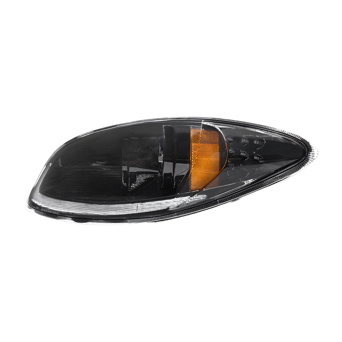 Blackout-LED-Headlight-With-LED-Light-Bar-Turn-Signal-For-2006-2017-International-Prostar-Driver-4 Blackout LED Headlight With LED Light Bar & Turn Signal For 2006-2017 International Prostar-Driver - Image 5