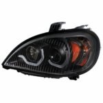 Blackout Projection Headlight With Dual Function Light Bar For 2001-2020 Freightliner Columbia - Driver - Image 3