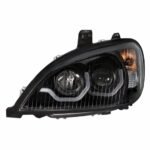 Blackout Projection Headlight With Dual Function Light Bar For 2001-2020 Freightliner Columbia - Driver - Image 4