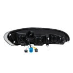 "Blackout" Projection Headlight With LED Turn & Position Light for 2005-2015 Peterbilt 386- Driver - Image 7