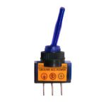Blue Illum Toggle 20 Amp 12V S.P.S.T. On/Off 1 Pc.