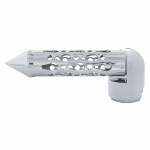 Brooklyn Style Spike Gearshift Knob With 13/15/18 Speed Adapter - Chrome/Horizontal