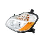 Chrome 8 LED Projection Headlight For 2013-2021 Kenworth T680-Driver - Image 5