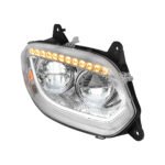 Chrome 86 LED Headlight For 2018-2024 International LT- Passenger - Image 3