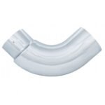 Chrome 90 Degree Exhaust Elbow, Reduce 7" O.D. To 5" O.D. - 24" X 24"