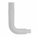 Chrome 90 Degree Exhaust Elbow, Reduce 7" O.D. To 5" O.D. - 35" X 24"