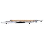 Chrome Air Intake Grille With LED GloLight For 2012-2021 Peterbilt 579 (Driver) - Amber LED/Amber Lens - Image 5