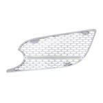 Chrome Air Intake Grille With LED GloLight For 2012-2021 Peterbilt 579 (Driver) - Amber LED/Clear Lens - Image 2