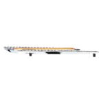 Chrome Air Intake Grille With LED GloLight For 2012-2021 Peterbilt 579 (Passenger) - Amber LED/Amber Lens - Image 4