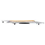 Chrome Air Intake Grille With LED GloLight For 2012-2021 Peterbilt 579 (Passenger) - Amber LED/Amber Lens - Image 5