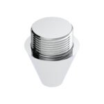 Chrome Aluminum M30X3.5 Male To 3/8"-16 Female Beer Tap Adapter - Image 2