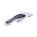 Chrome Barefoot Shape Dimmer Switch Cover - Image 3