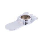 Chrome Barefoot Shape Dimmer Switch Cover - Image 6