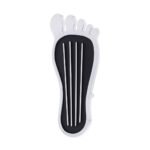 Chrome Barefoot Shape Gas Pedal Cover - Image 2