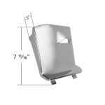 Chrome Fuse Compartment Access Cover For Kenworth T680 - Image 7