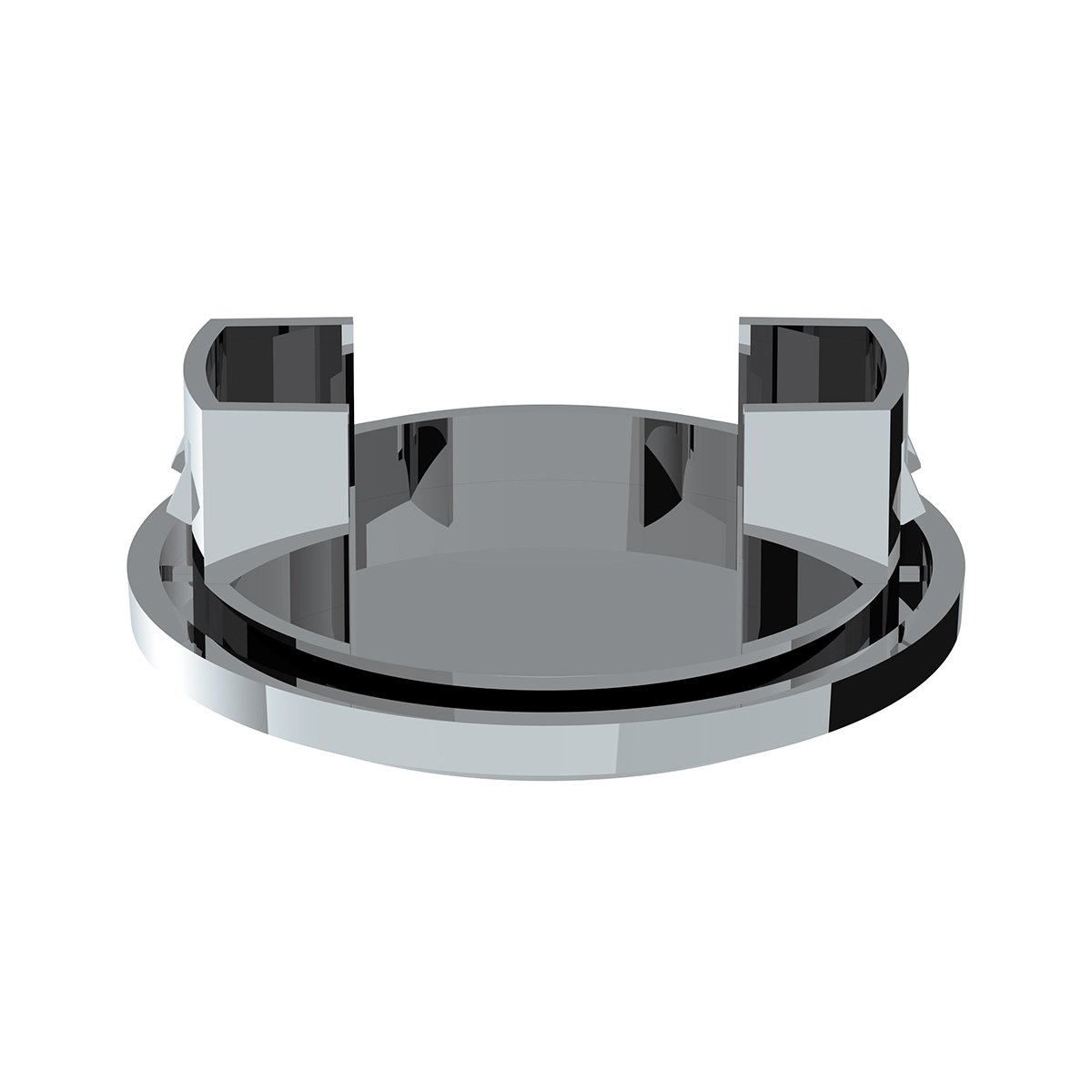 Chrome-Gauge-Blank-for-2018-2023-Freightliner-Cascadia-3 Chrome Gauge Blank for 2018-2023 Freightliner Cascadia - Image 4
